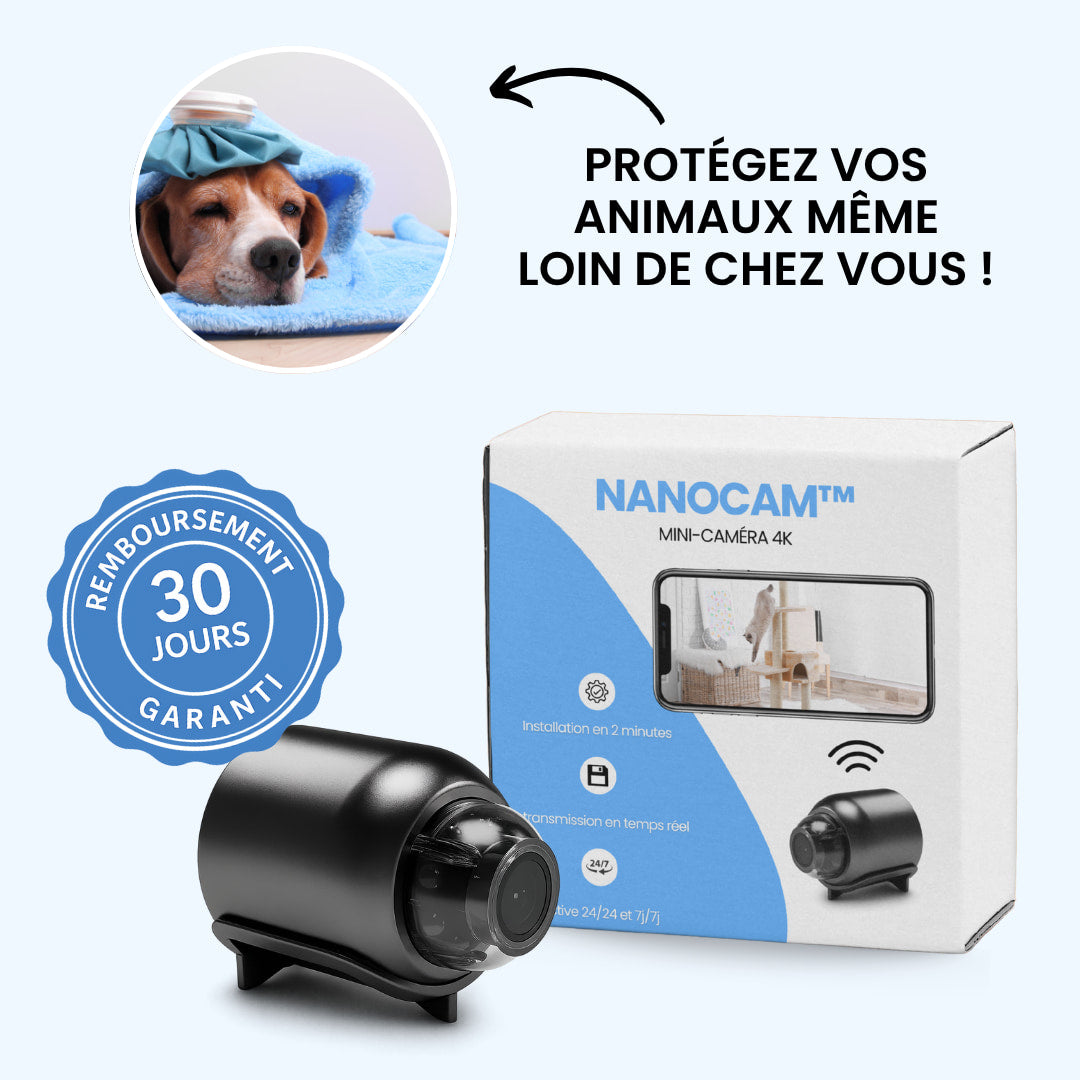 NanoCam™ - Mini-Caméra 4K